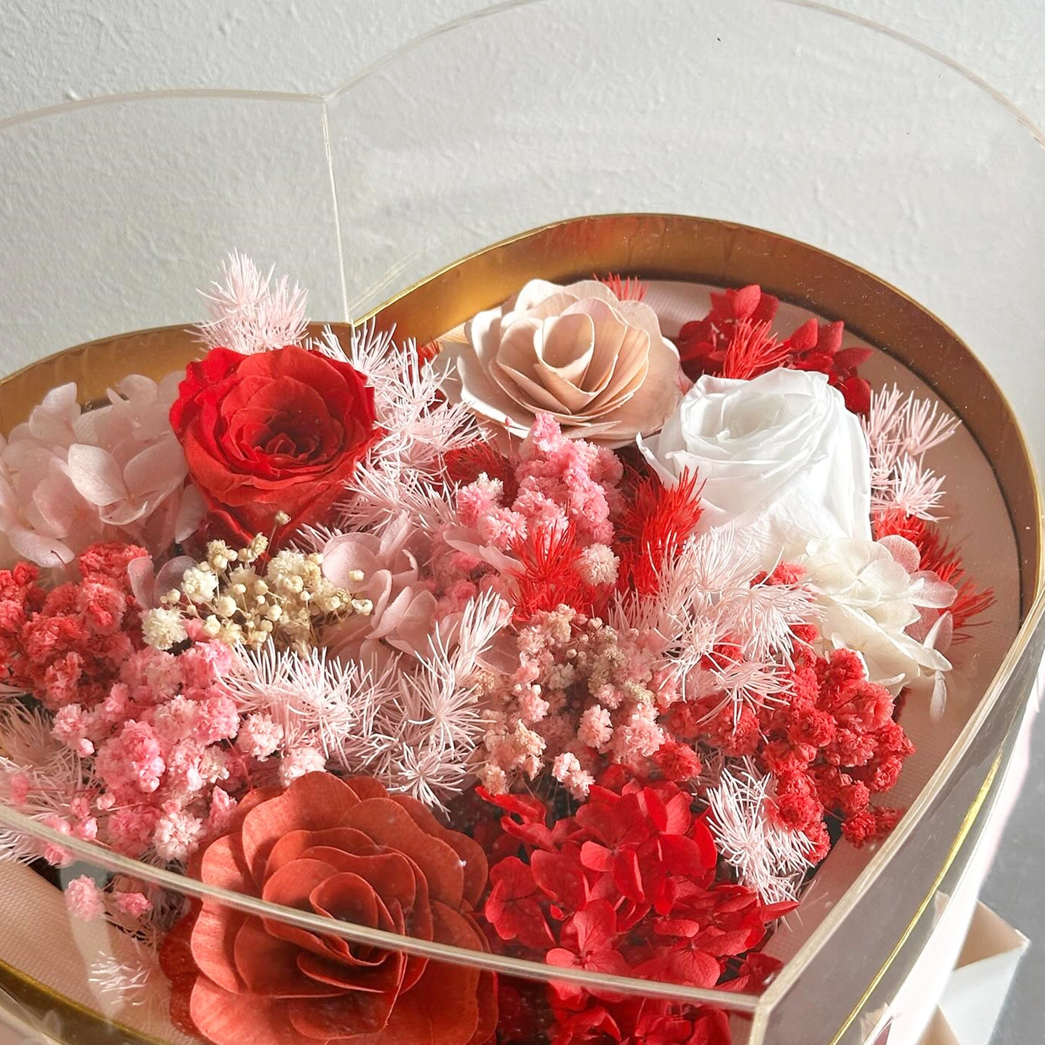 Heart Acrylic Box (FL07)